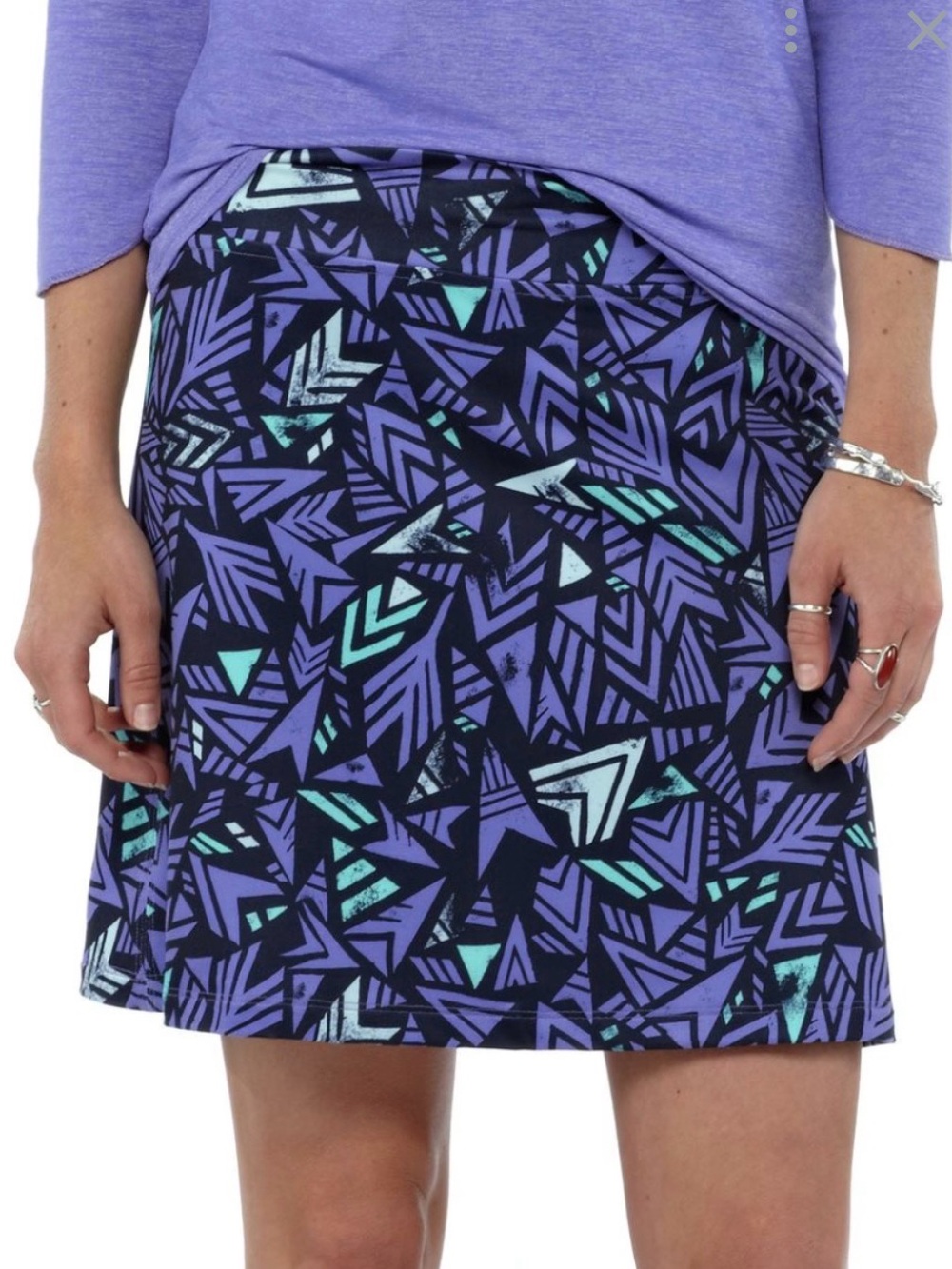 Patagonia Women's Morning Glory Geometric Pattern Skirt L